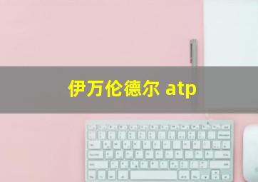 伊万伦德尔 atp